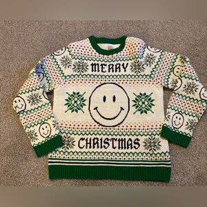 Youth Christmas sweater in size XL.